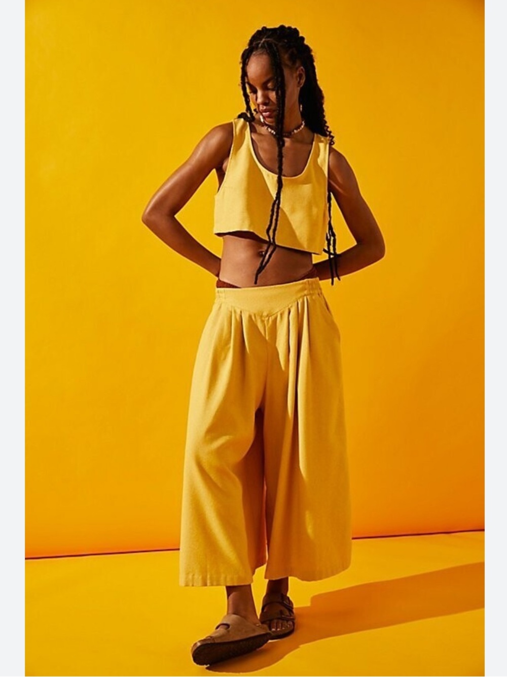 Free People Maritza Culotte 2 piece set NWOT